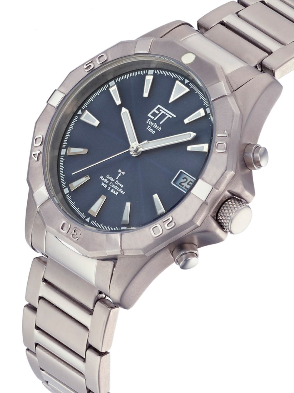 ETT EGT-11356-20M Solar Drive Radio Controlled RC Alaska Titan men's watch 41mm