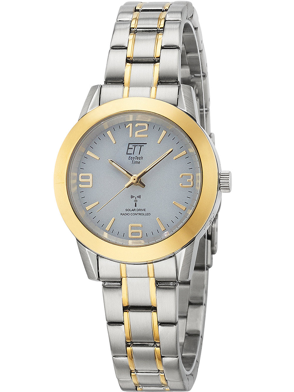 ETT ELS-11505-42M solar drive radio controlled Gobi women's watch 34mm 5ATM