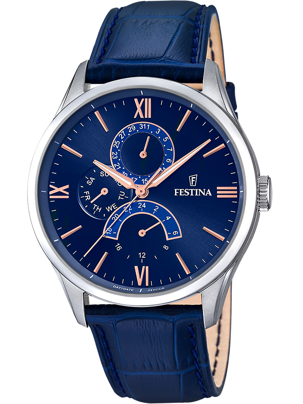 Festina F16823/3 Retro men's watch 43mm 5ATM