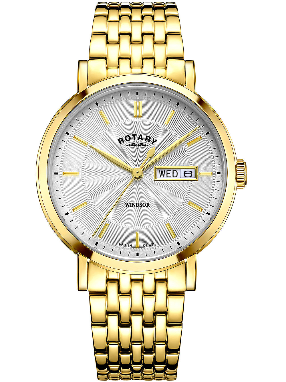 Rotary GB05423/02 Windsor men's watch 37mm 5ATM