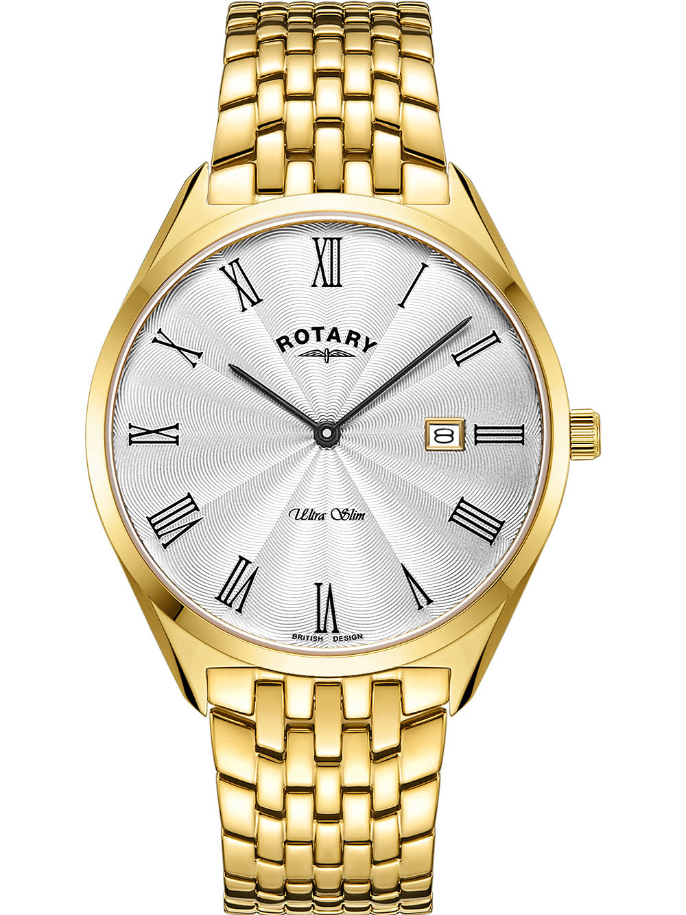 Rotary GB08013/01 Ultra Slim men's watch 38mm 5ATM