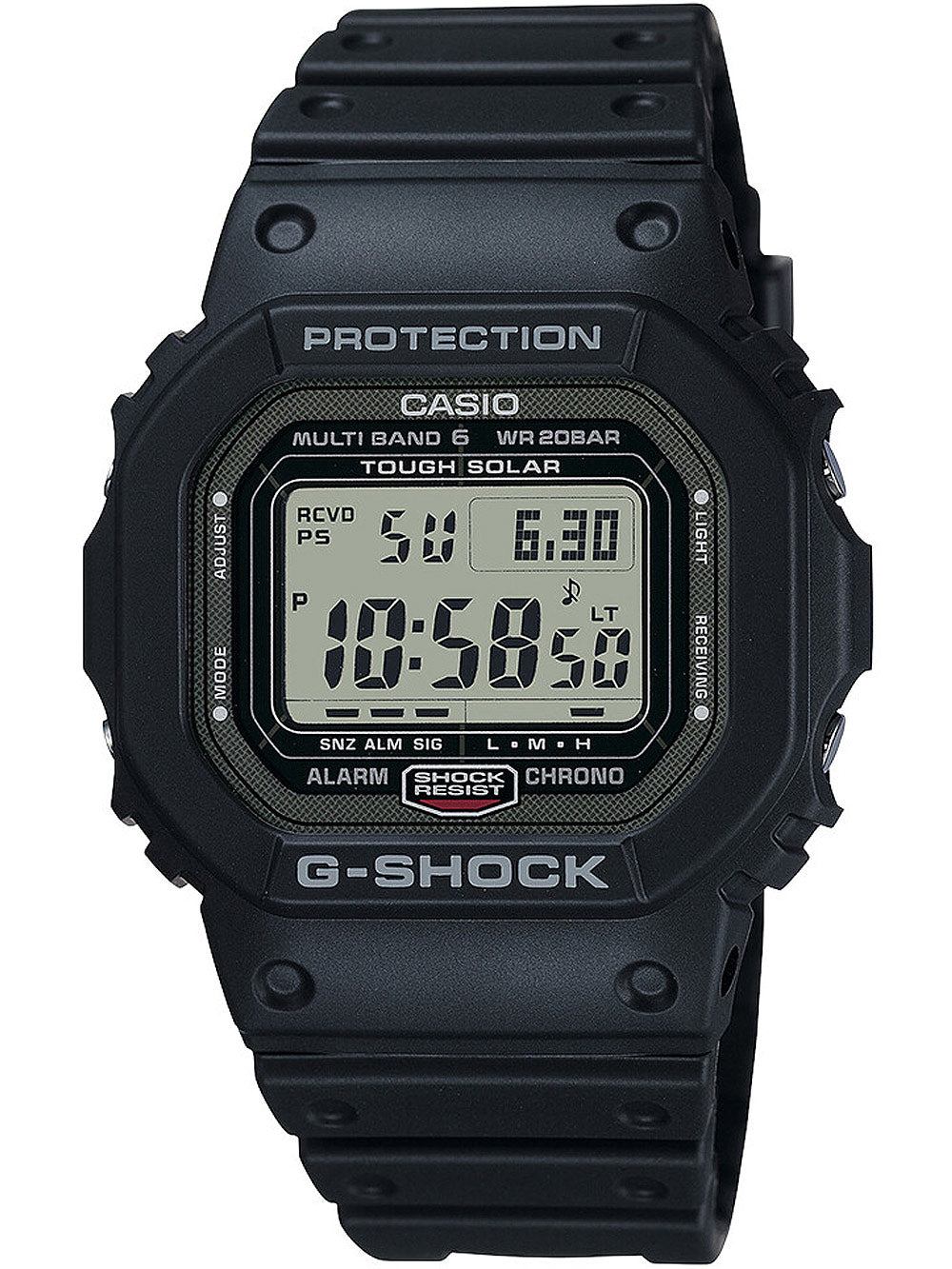 Casio GW-5000U-1ER G-Shock solar radio controlled men's watch 43mm 20ATM