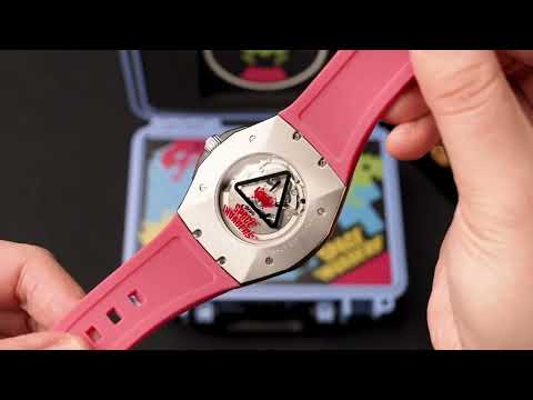 Nubeo NB-6099-SI-03 men's watch Space Invaders Limited Edition Automatic 44mm 5ATM