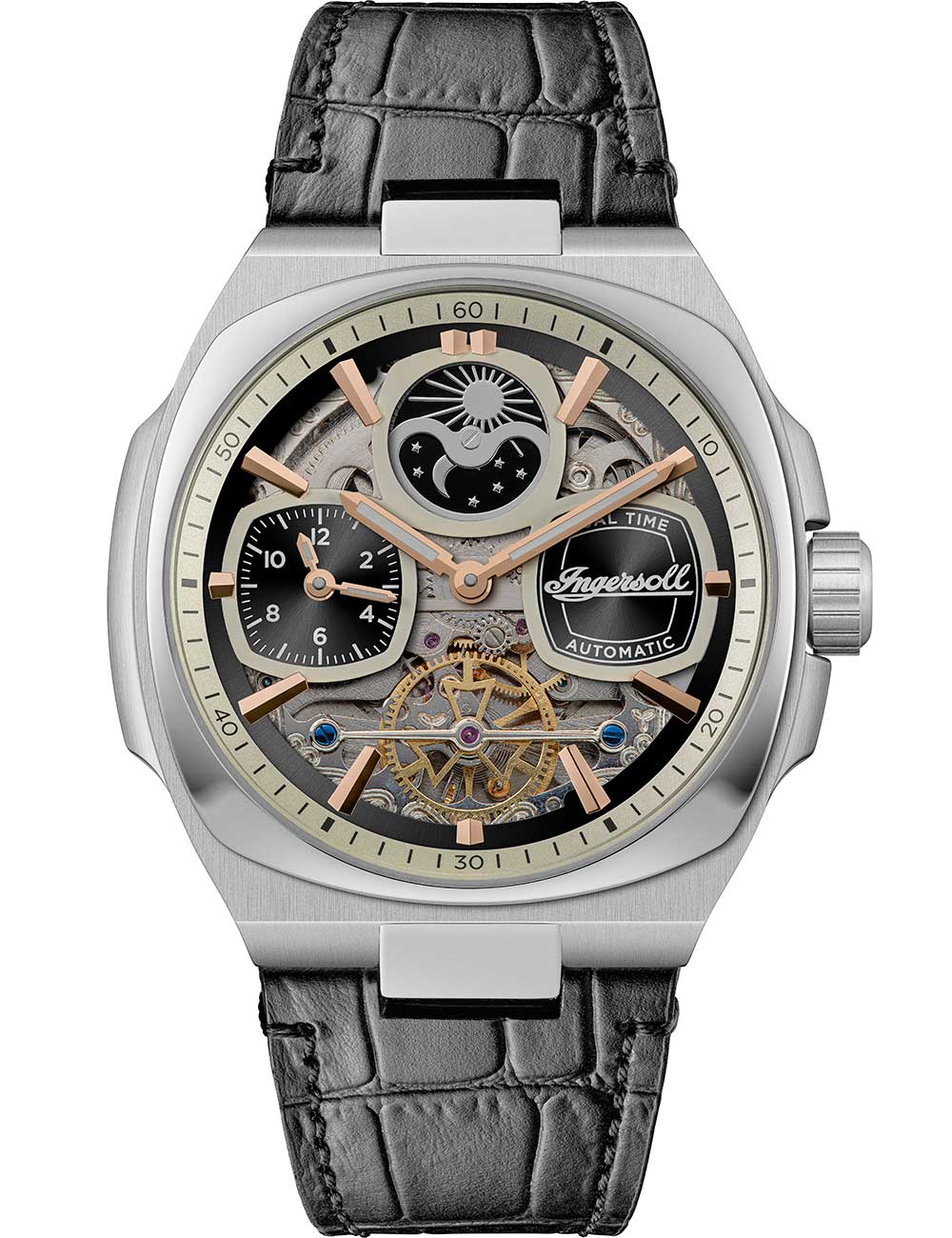 Ingersoll I15801 men's watch The Spirit Automatic 47mm 5ATM