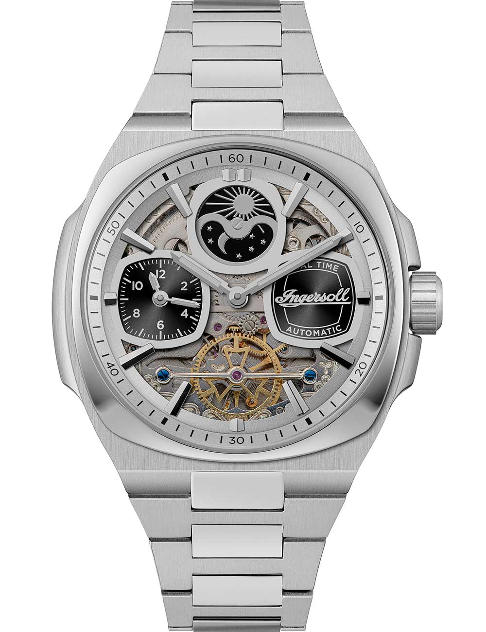 Ingersoll I15802 men's watch The Spirit Automatic 47mm 5ATM