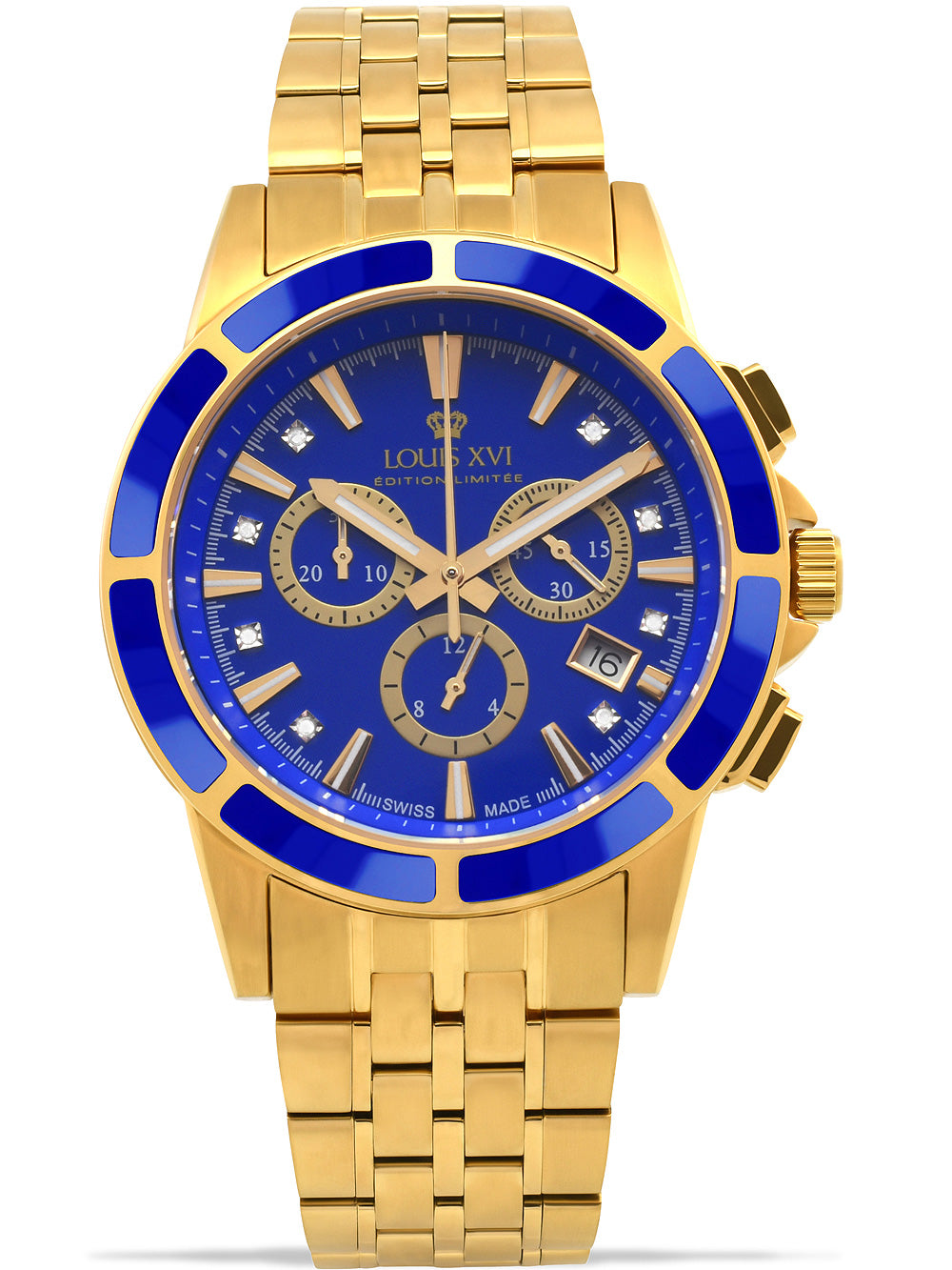 Louis XVI LXVI1105 Majest? Chronograph men's watch 43mm 5ATM