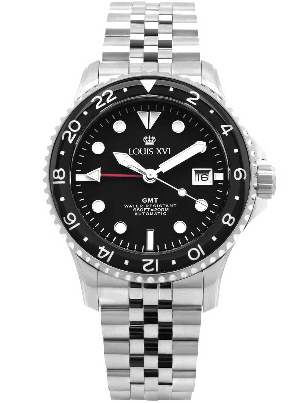 Louis XVI LXVI1434 men's watch Mirabeau Automatic GMT 41mm 20ATM