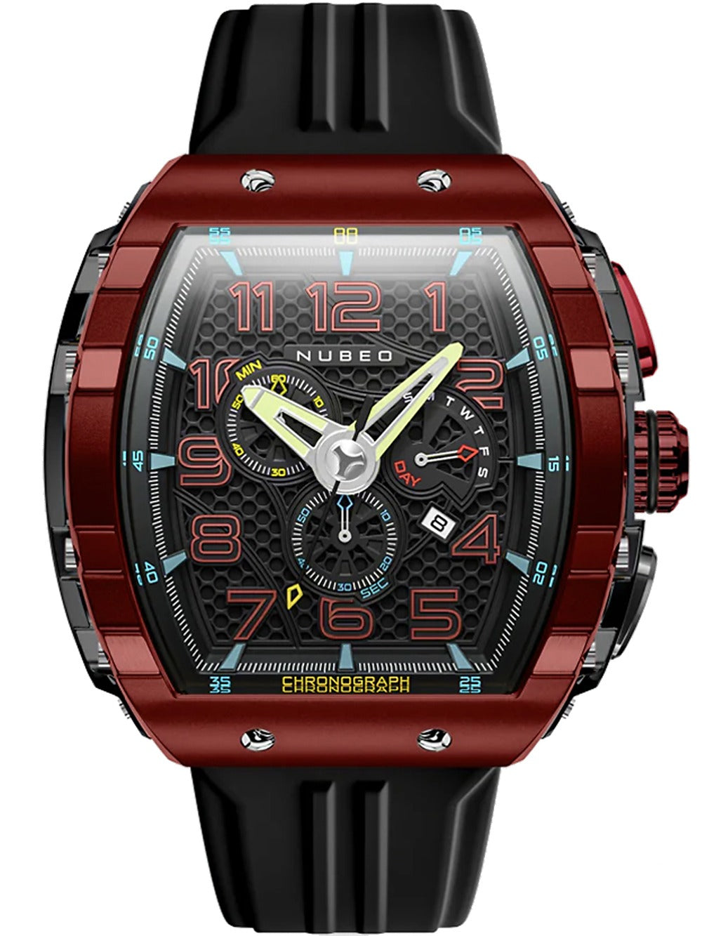 Nubeo NB-6088-03 men's watch Magellan Retrograde Chronograph 49mm 5ATM