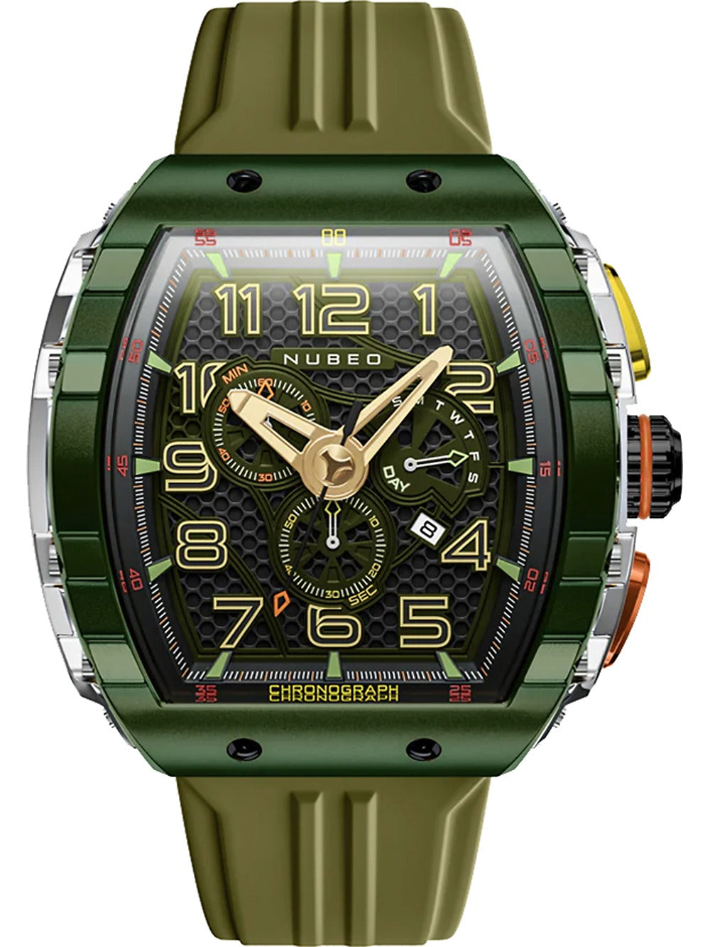 Nubeo NB-6088-05 men's watch Magellan Retrograde Chronograph 49mm 5ATM