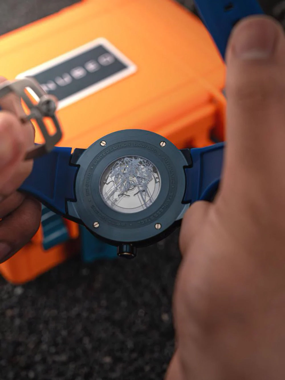 Nubeo NB-6090-33 men's watch Mariner 9 Automatic Limited Edition 50mm 5ATM