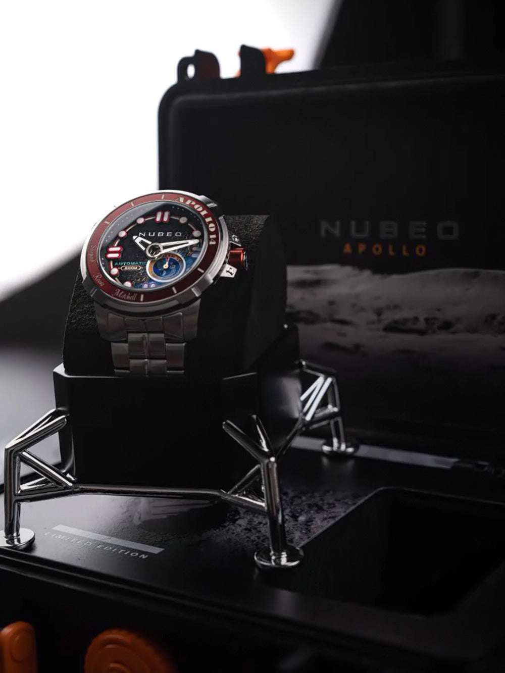 Nubeo NB-6093-22 men's watch Apollo 55th Automatic Limited Edition 48mm 20ATM