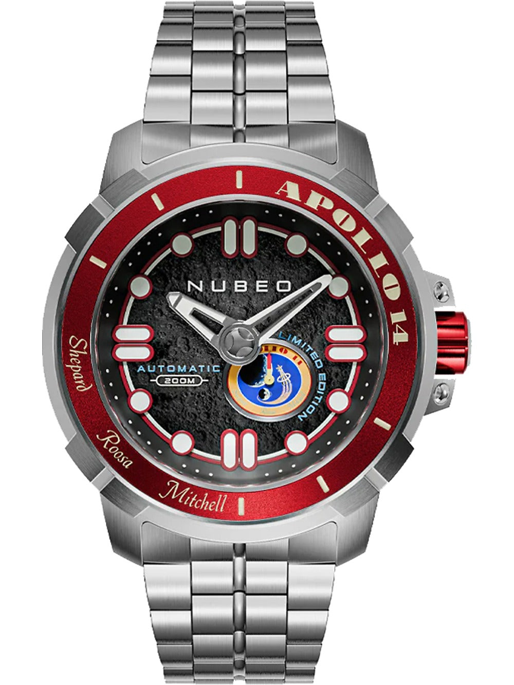 Nubeo NB-6093-22 men's watch Apollo 55th Automatic Limited Edition 48mm 20ATM