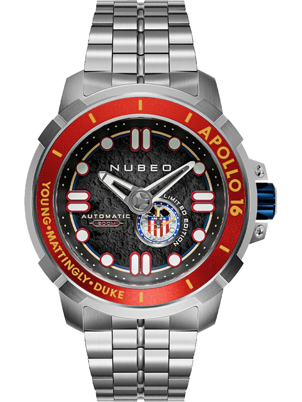 Nubeo NB-6093-33 men's watch Apollo 55th Automatic Limited Edition 48mm 20ATM