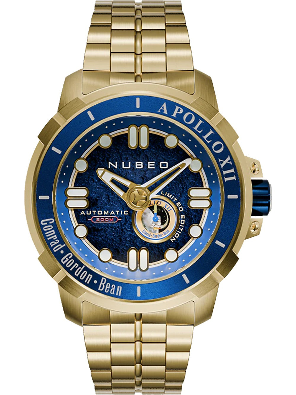 Nubeo NB-6093-44 men's watch Apollo 55th Automatic Limited Edition 48mm 20ATM