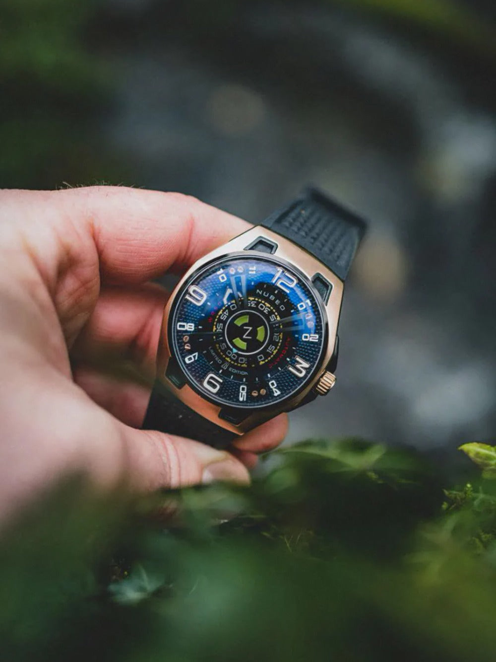 Nubeo NB-6094-01 men's watch OAO Automatic Limited Edition 44mm 5ATM