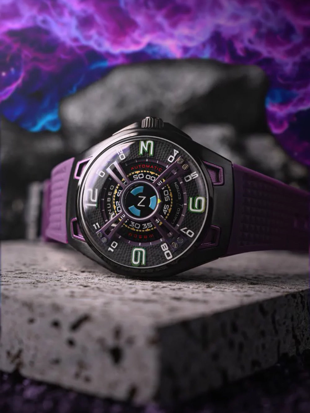 Nubeo NB-6094-05 men's watch OAO Automatic Limited Edition 44mm 5ATM