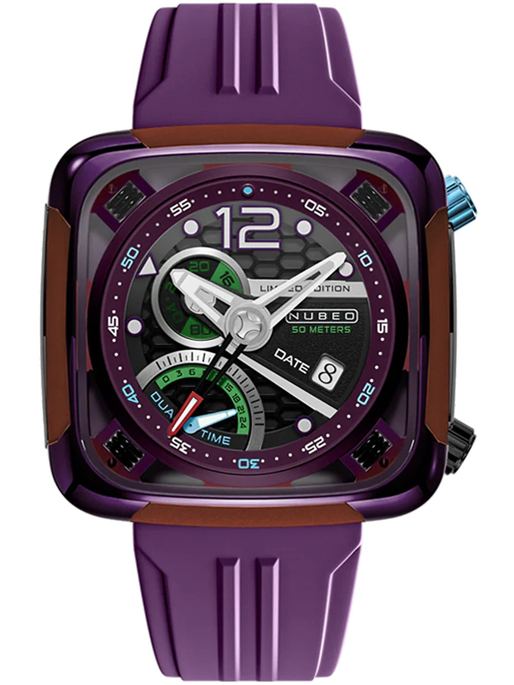 Nubeo NB-6094-05 men's watch OAO Automatic Limited Edition 44mm 5ATM