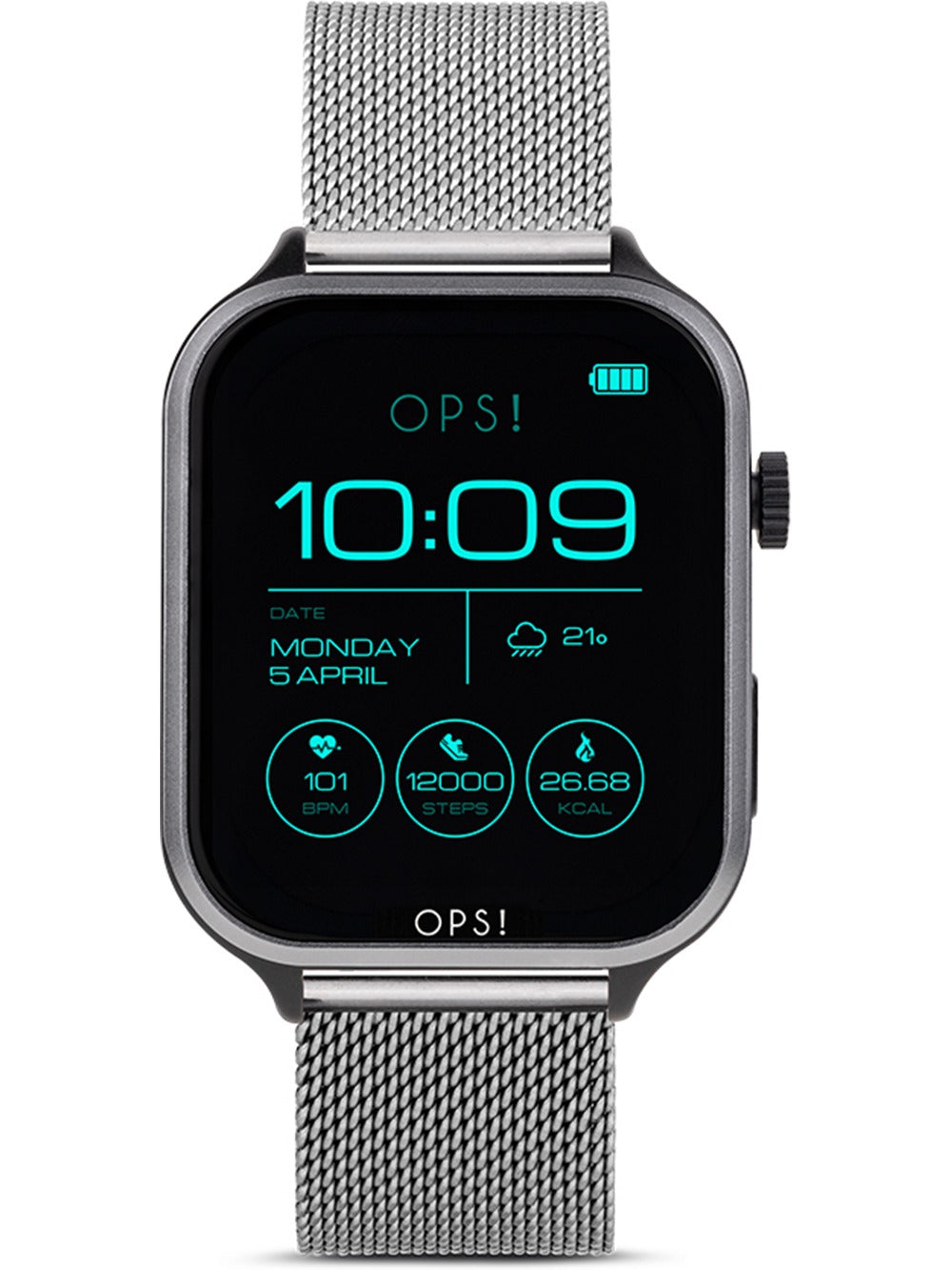 OPS!SMART OPSSW-45 Call Max Amoled unisex Smart watch 41.5 mm