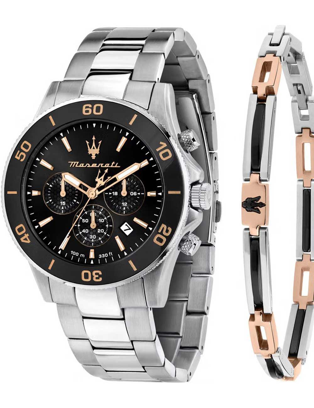Maserati R8873600001 men's watch Competizione Chronograph 43mm 10ATM