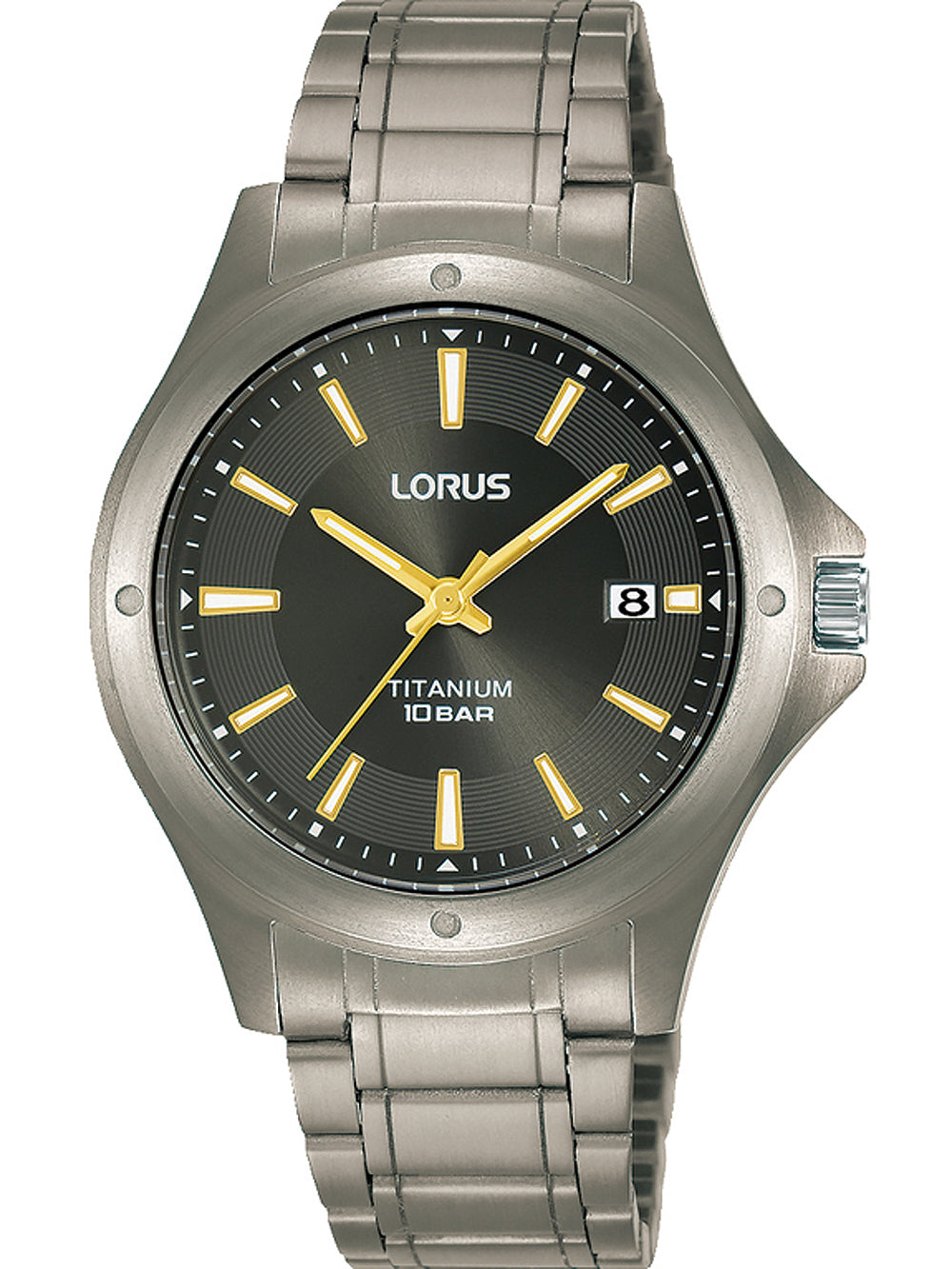 Lorus RG867CX9 titanium men's watch 37mm 10ATM