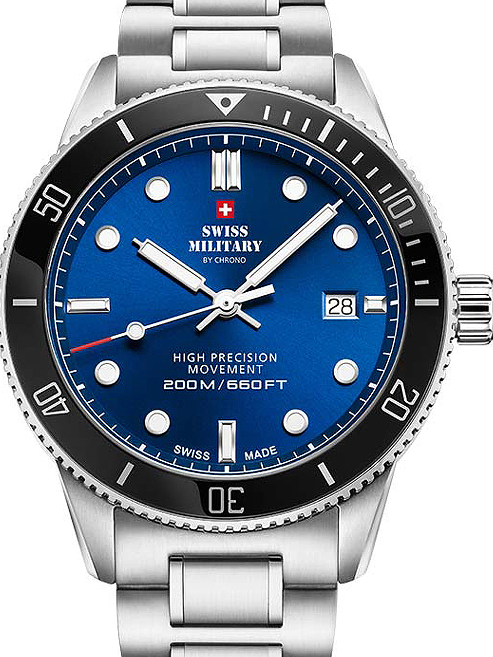 Swiss Military SM34088.02 Diver Quartz men's watch 42mm 20ATM