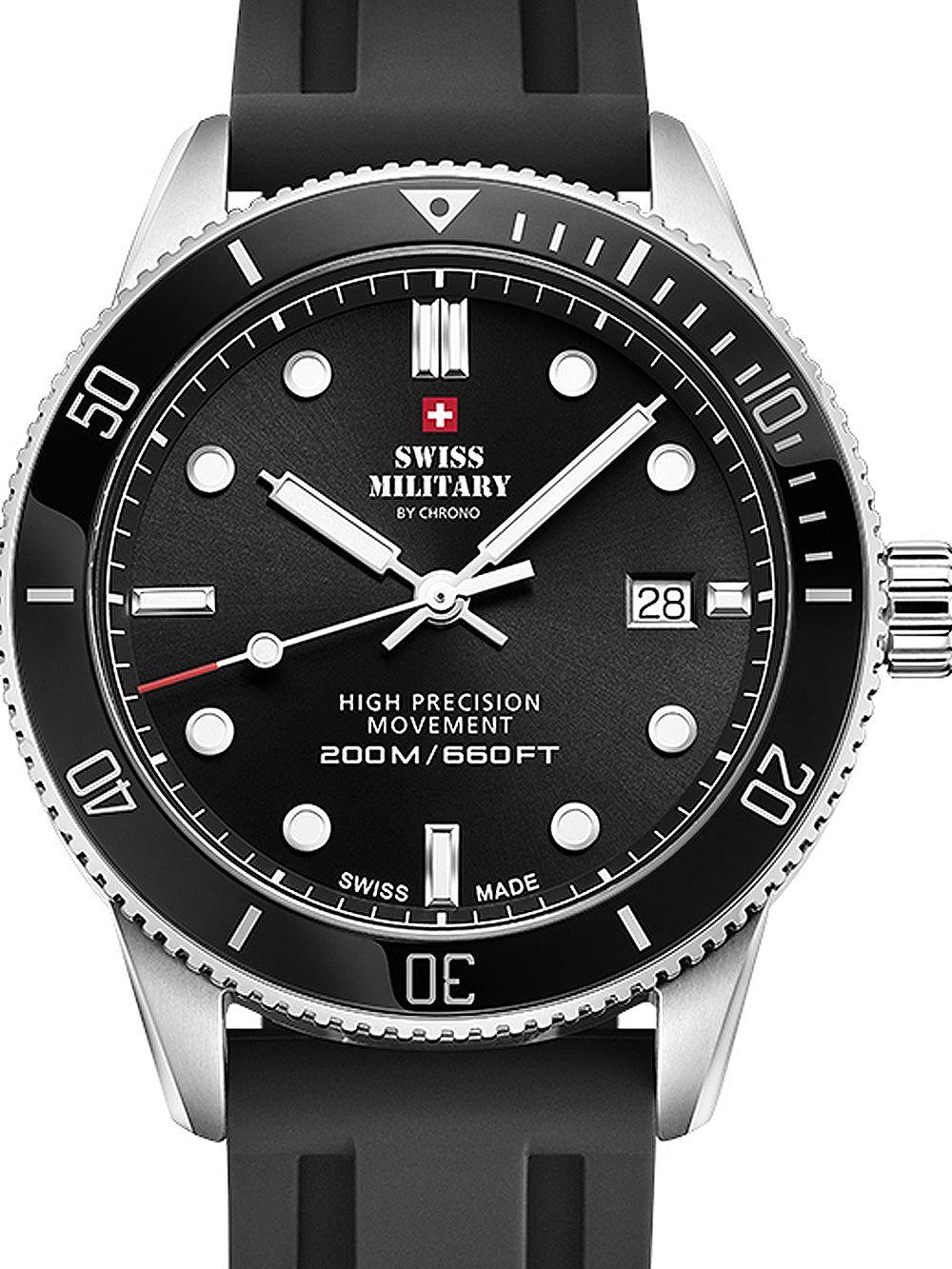 Swiss Military SM34088.07 Diver Quartz men's watch 42mm 20ATM