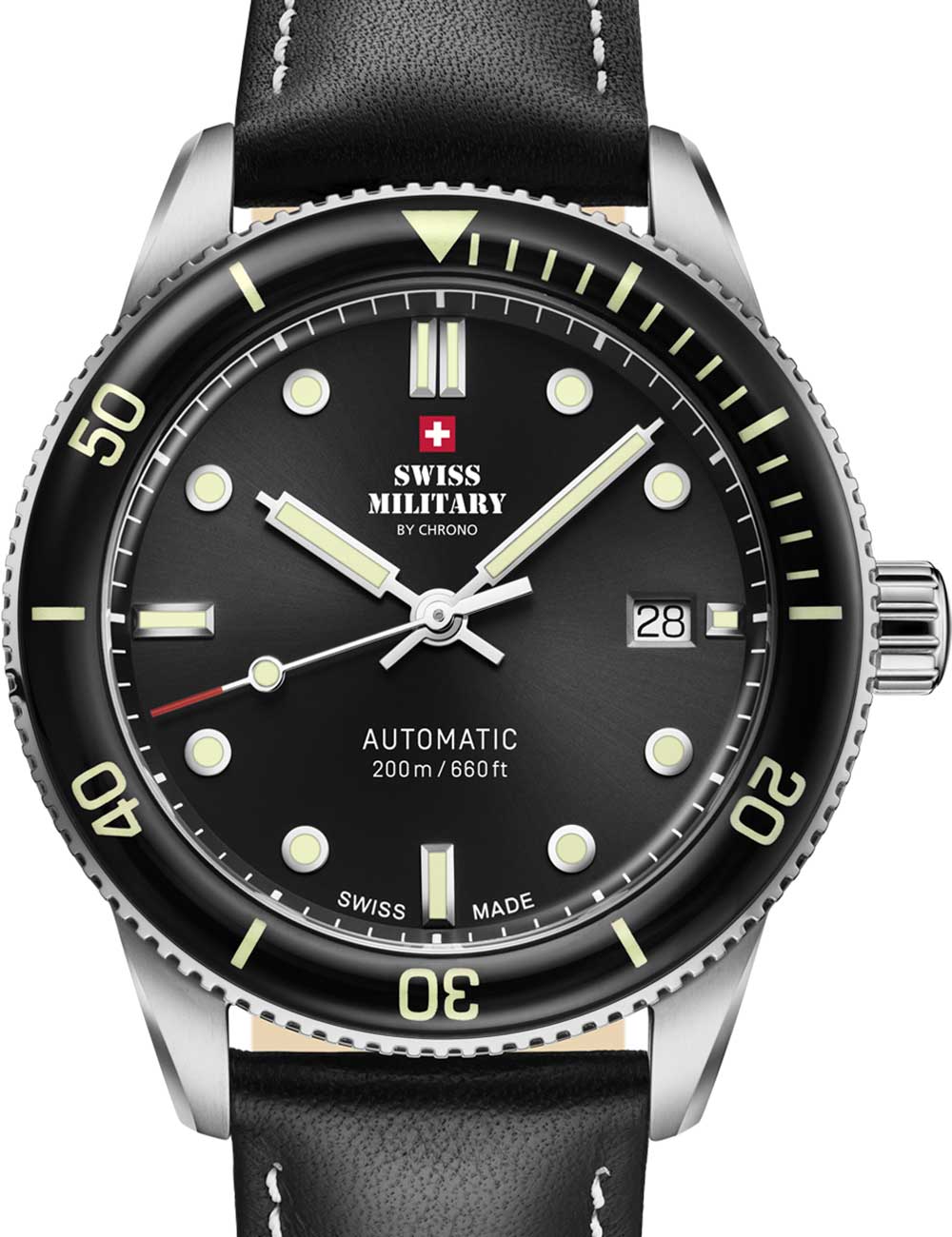 Swiss Military SMA34106.05 men's watch Automatic Diver 42mm 20ATM