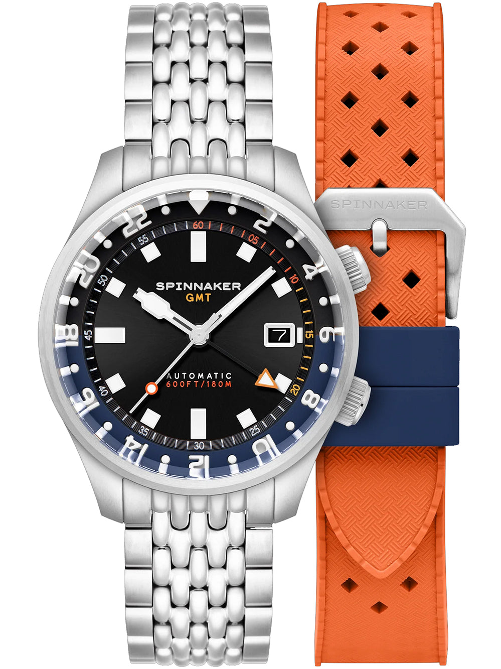 Spinnaker SP-5121-66 men's watch Bradner GMT Automatic 42mm 18ATM