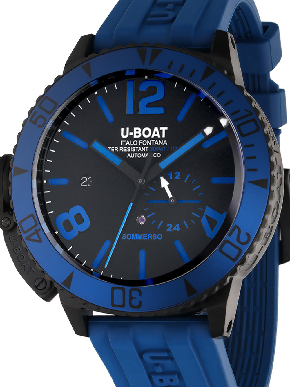 U-Boat 9669 Sommerso Blue IPB Automatic men's watch 46mm 30ATM