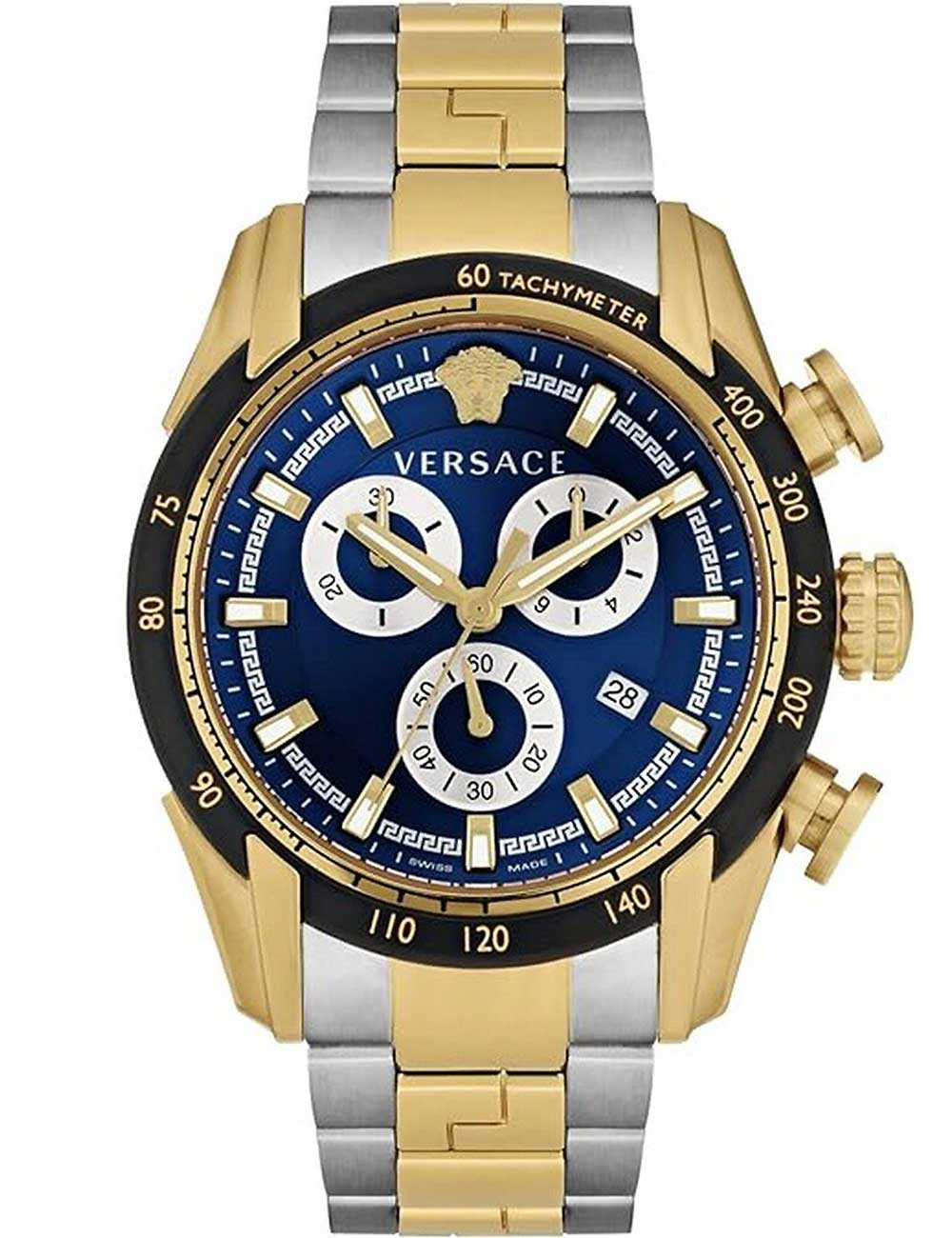 Versace VE2I01021 men's watch V-Ray Chrono 44mm 5ATM