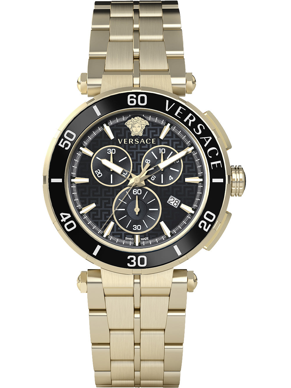 Versace VE3L00522 Greca Chronograph men's watch 45mm 5ATM