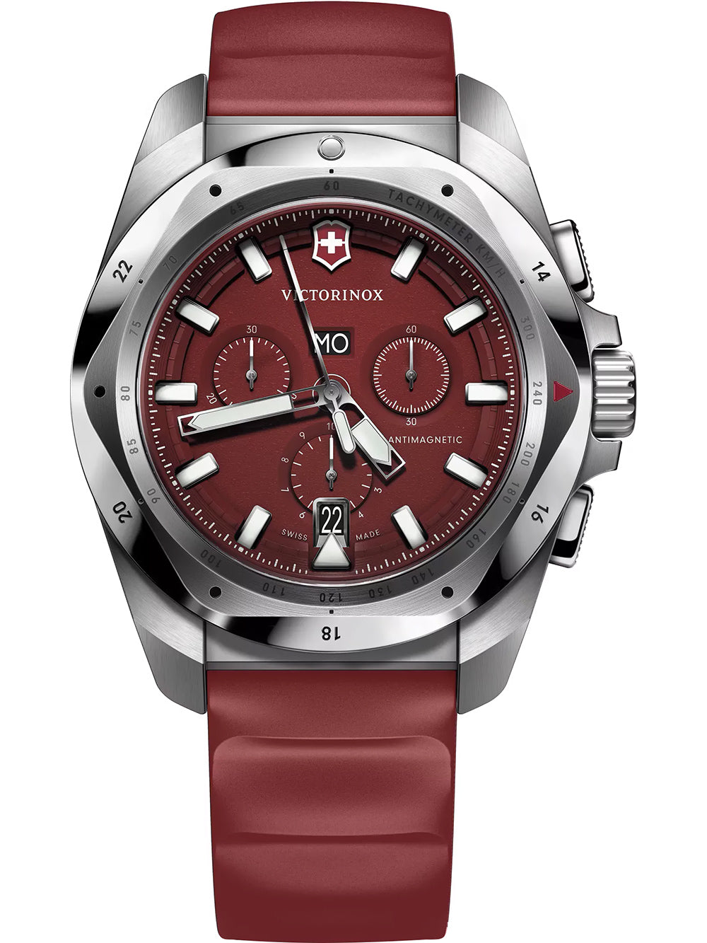 Victorinox 241986 men's watch INOX Chronograph 43mm 20ATM