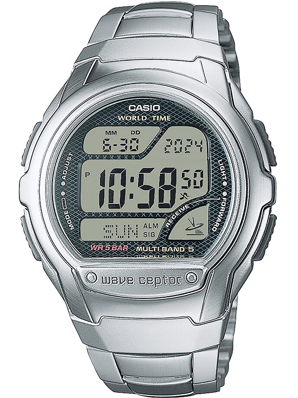 Casio WV-58RD-1AEF Collection radio controlled men's watch 44mm 5ATM