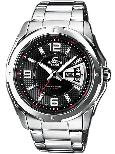 CASIO EF-129D-1AVEF EDIFICE men's watch 45mm 10 ATM