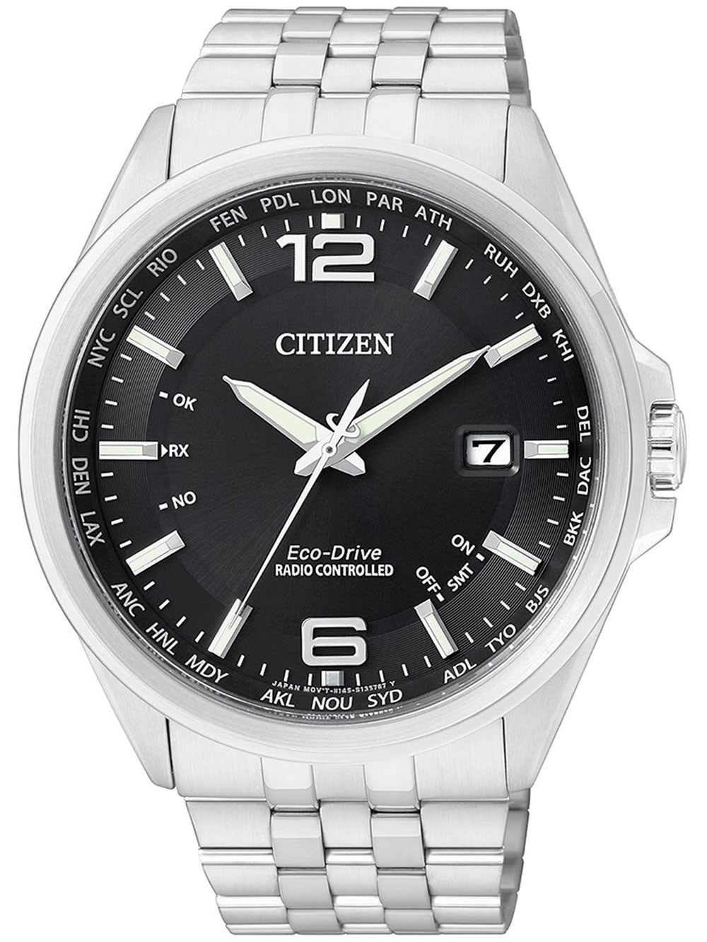 Citizen Eco-Drive Elegant CB0010-88E 4-Zones Radio Controlled watch 43 mm 100M