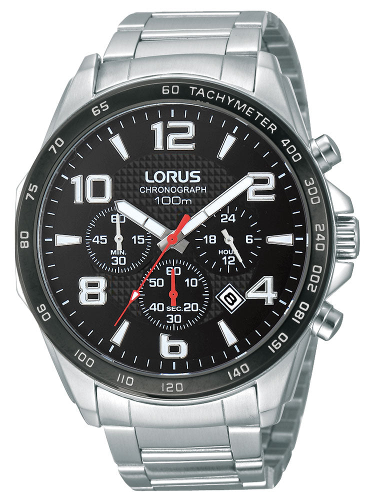 Lorus RT351CX9 men's watch Chronograph 10 ATM 45 mm