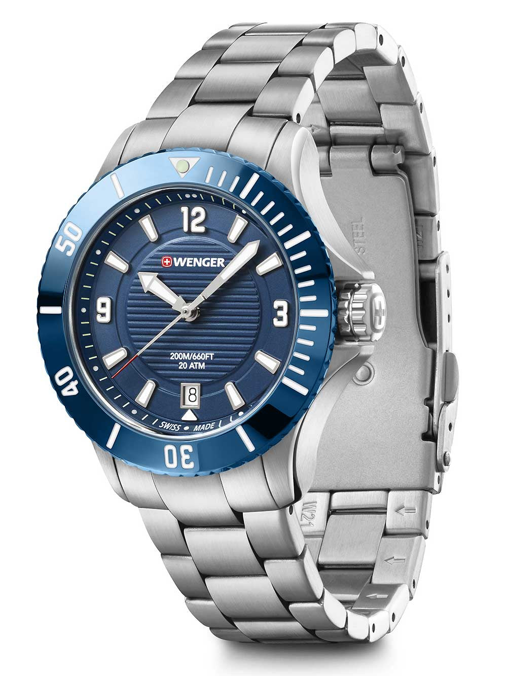 Wenger 01.0621.111 Seaforce women's watch diver 36mm 20 ATM