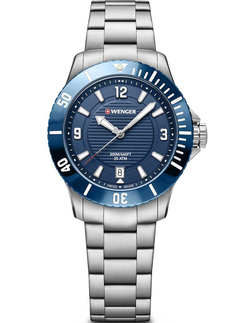 Wenger 01.0621.111 Seaforce women's watch diver 36mm 20 ATM