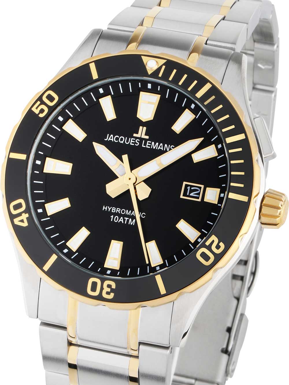 Jacques Lemans 1-2131F Hybromatic men's watch 42mm 10ATM