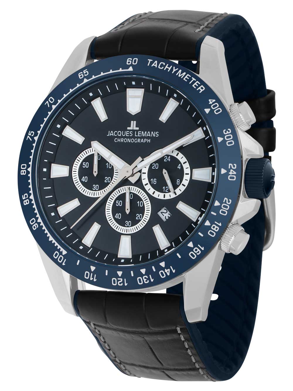 Jacques Lemans 1-2140B Liverpool Chronograph men's watch 48mm 10ATM