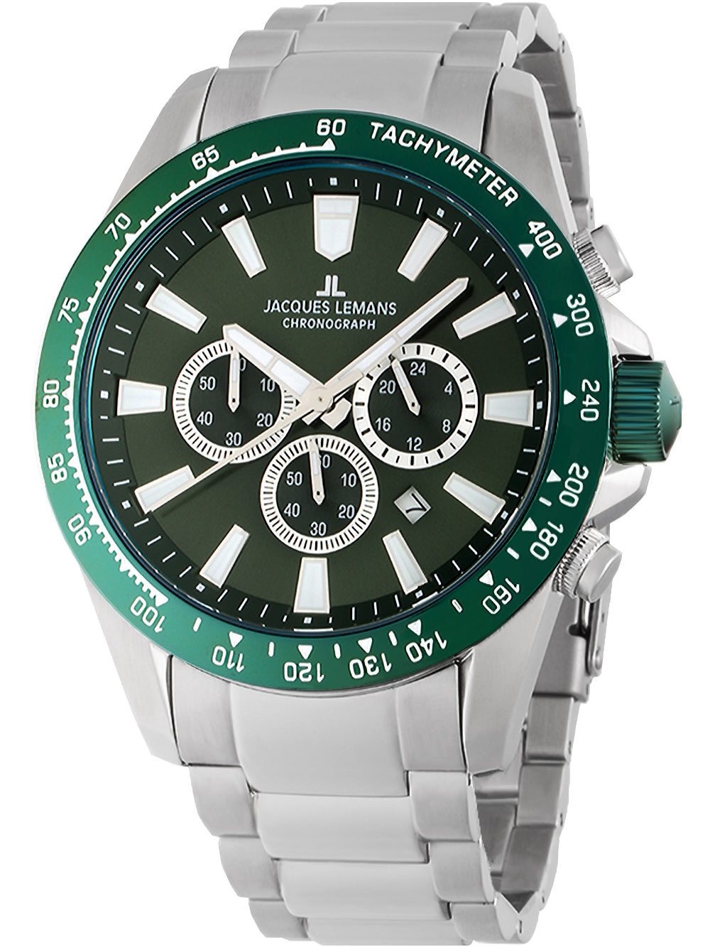 Jacques Lemans 1-2140G Liverpool Chronograph men's watch 48mm 10ATM