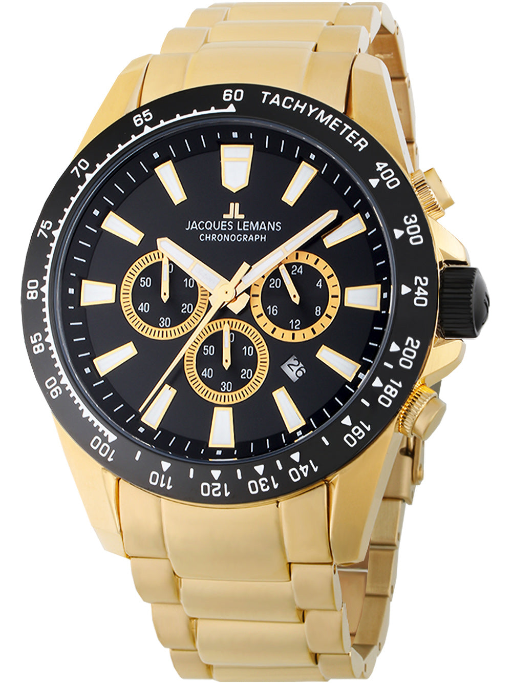 Jacques Lemans 1-2140I Liverpool Chronograph men's watch 48mm 10ATM