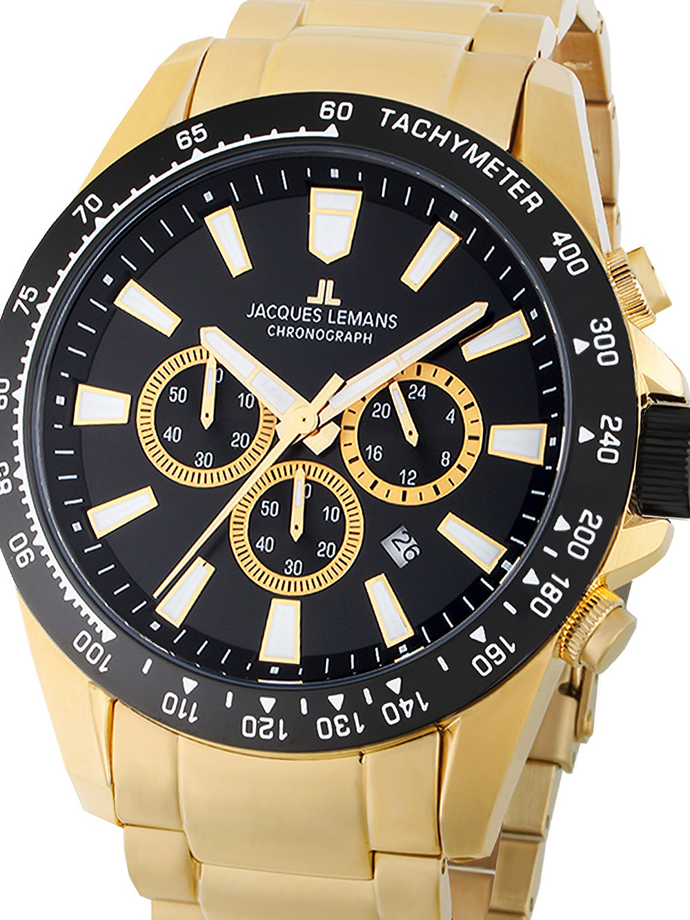 Jacques Lemans 1-2140I Liverpool Chronograph men's watch 48mm 10ATM