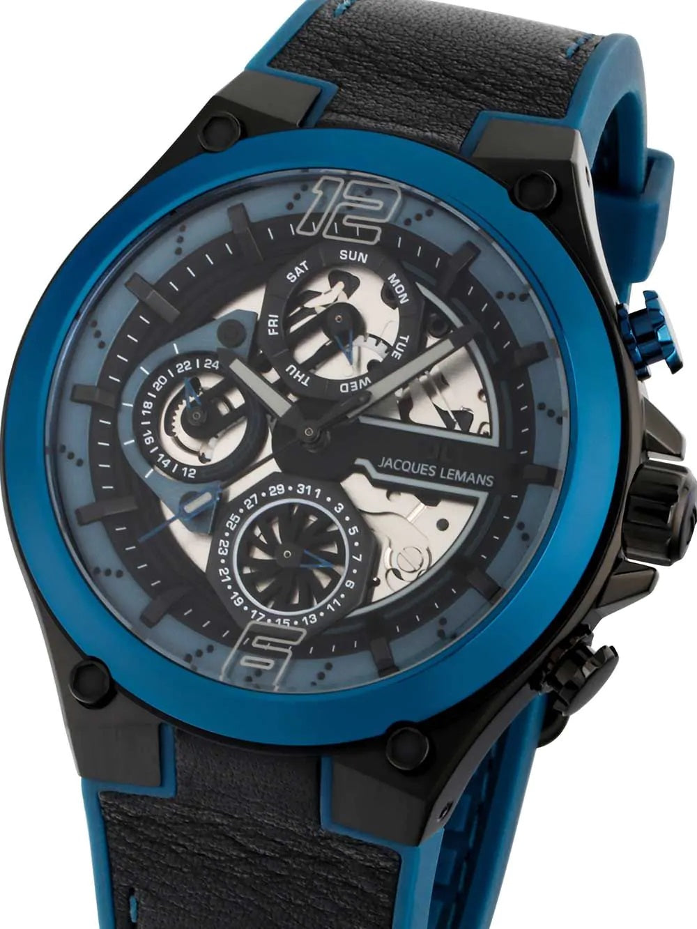 Jacques Lemans 1-2150B Manchester Multifunction men's watch 43mm 10ATM