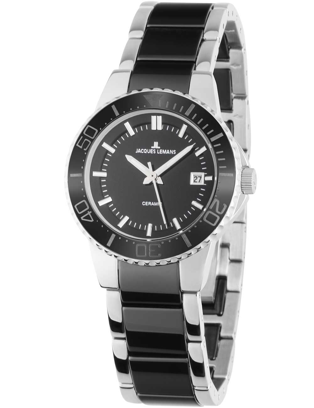 Jacques Lemans 1-2165A Colmar Ceramic women's watch 31mm 10ATM