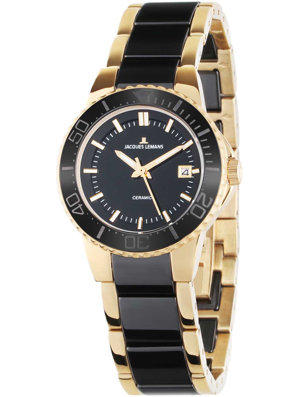 Jacques Lemans 1-2165C Colmar Ceramic women's watch 31mm 10ATM