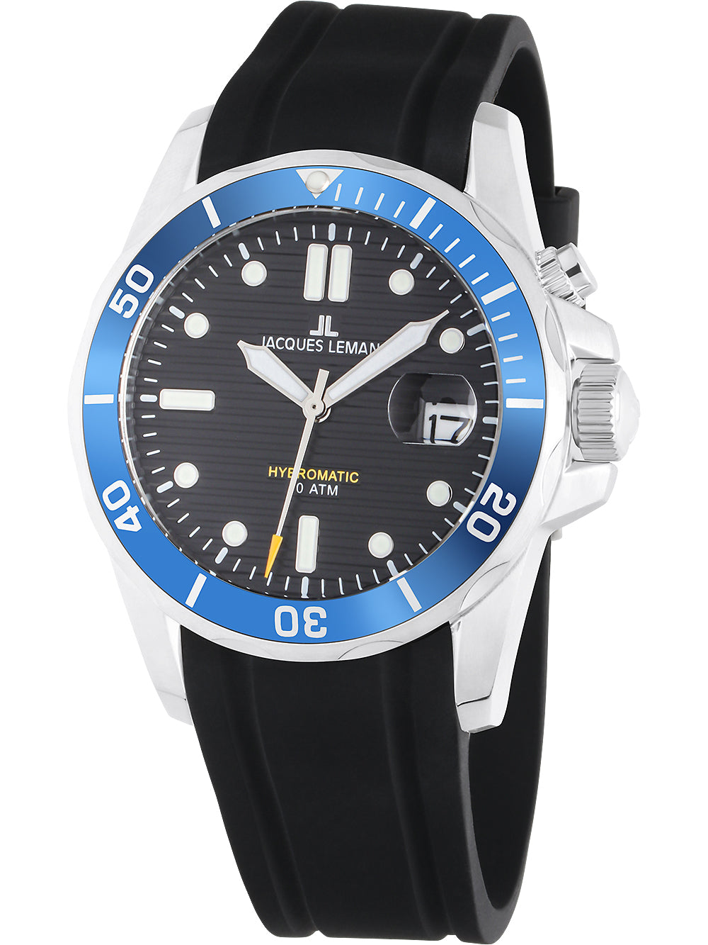 Jacques Lemans 1-2170D Hybromatic Diver men's watch 41mm 20ATM