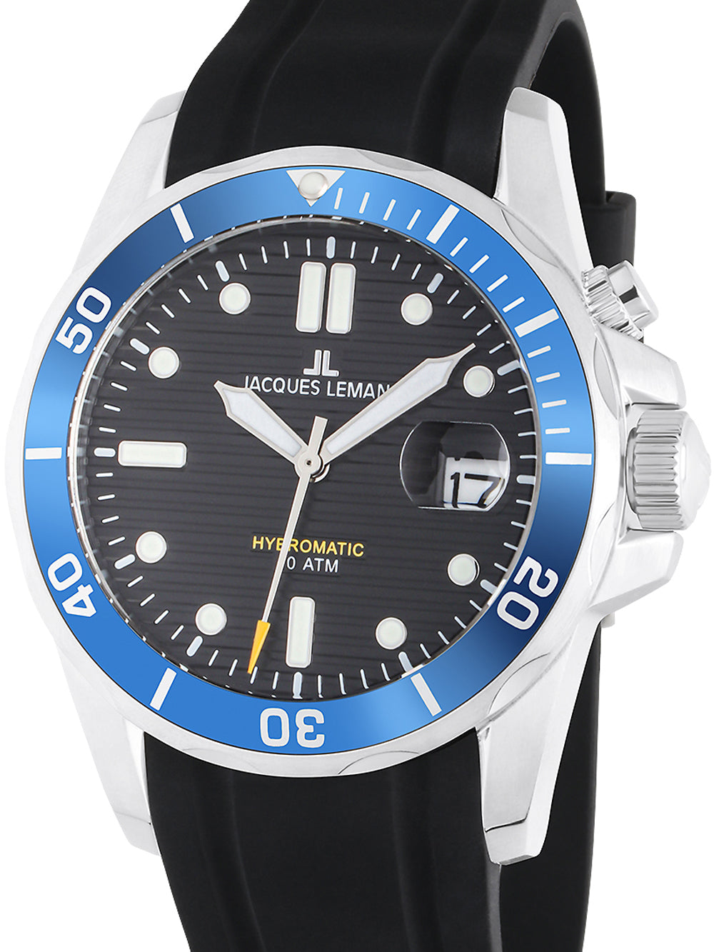 Jacques Lemans 1-2170D Hybromatic Diver men's watch 41mm 20ATM