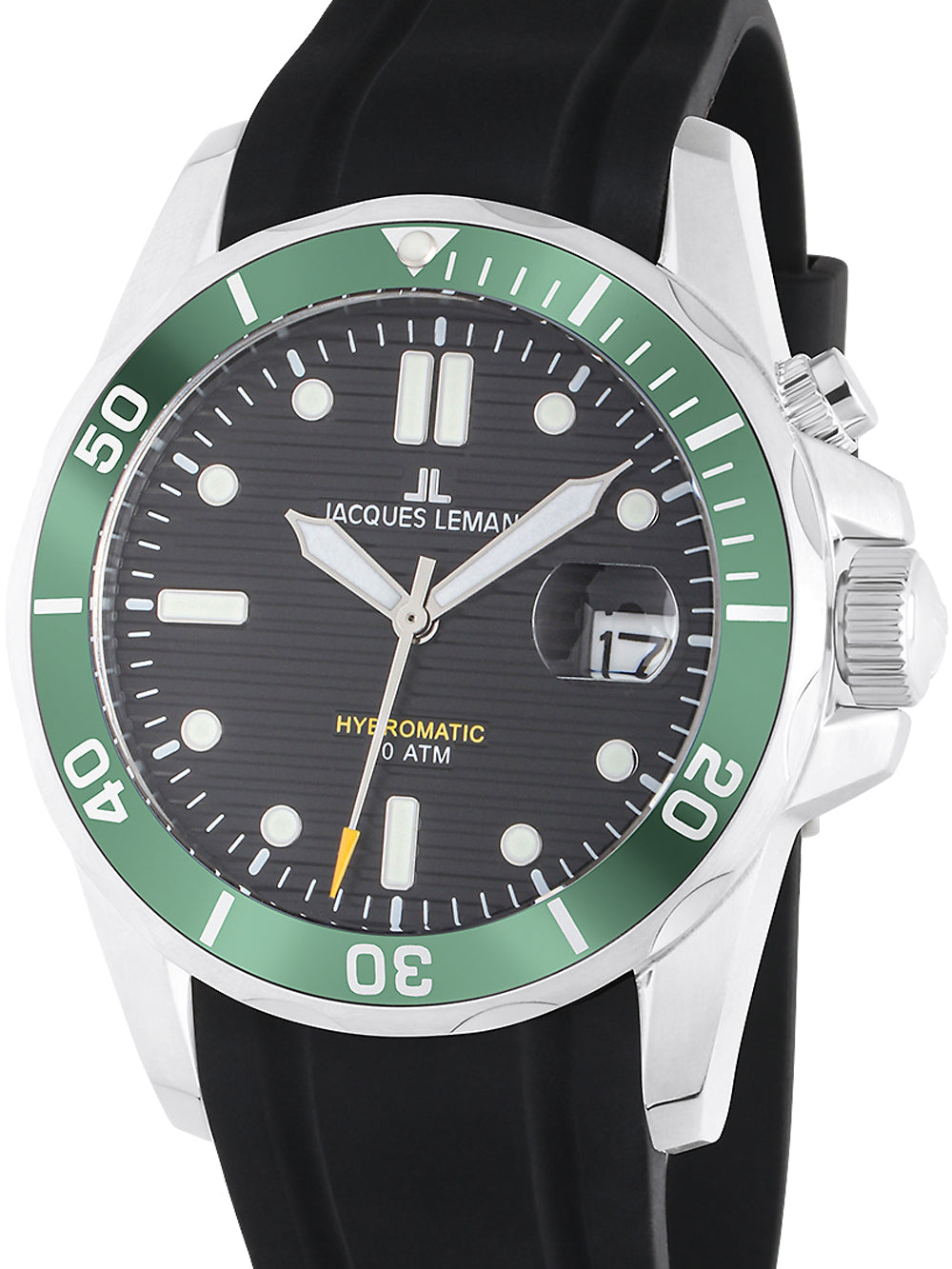 Jacques Lemans 1-2170E Hybromatic Diver men's watch 41mm 20ATM