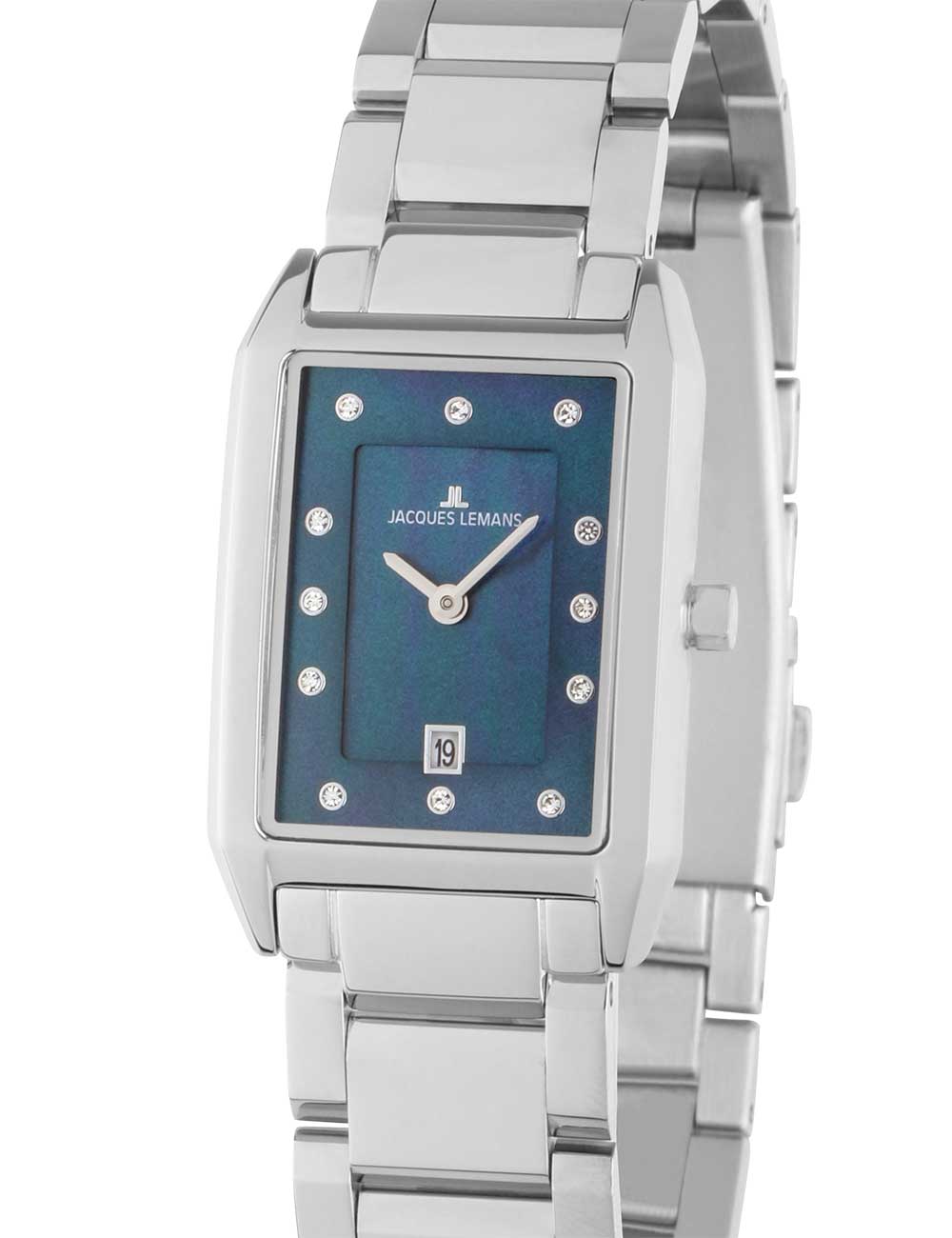 Jacques Lemans 1-2189J Torino square women's watch 23mm 5ATM